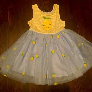 Adorable Lemon detail Toddler dress